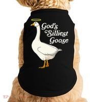 God's Silliest Goose God's Silliest Goose Duck Funny Doggie Tank thumb 0