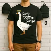 God's Silliest Goose God's Silliest Goose Duck Funny T-Shirt thumb 6