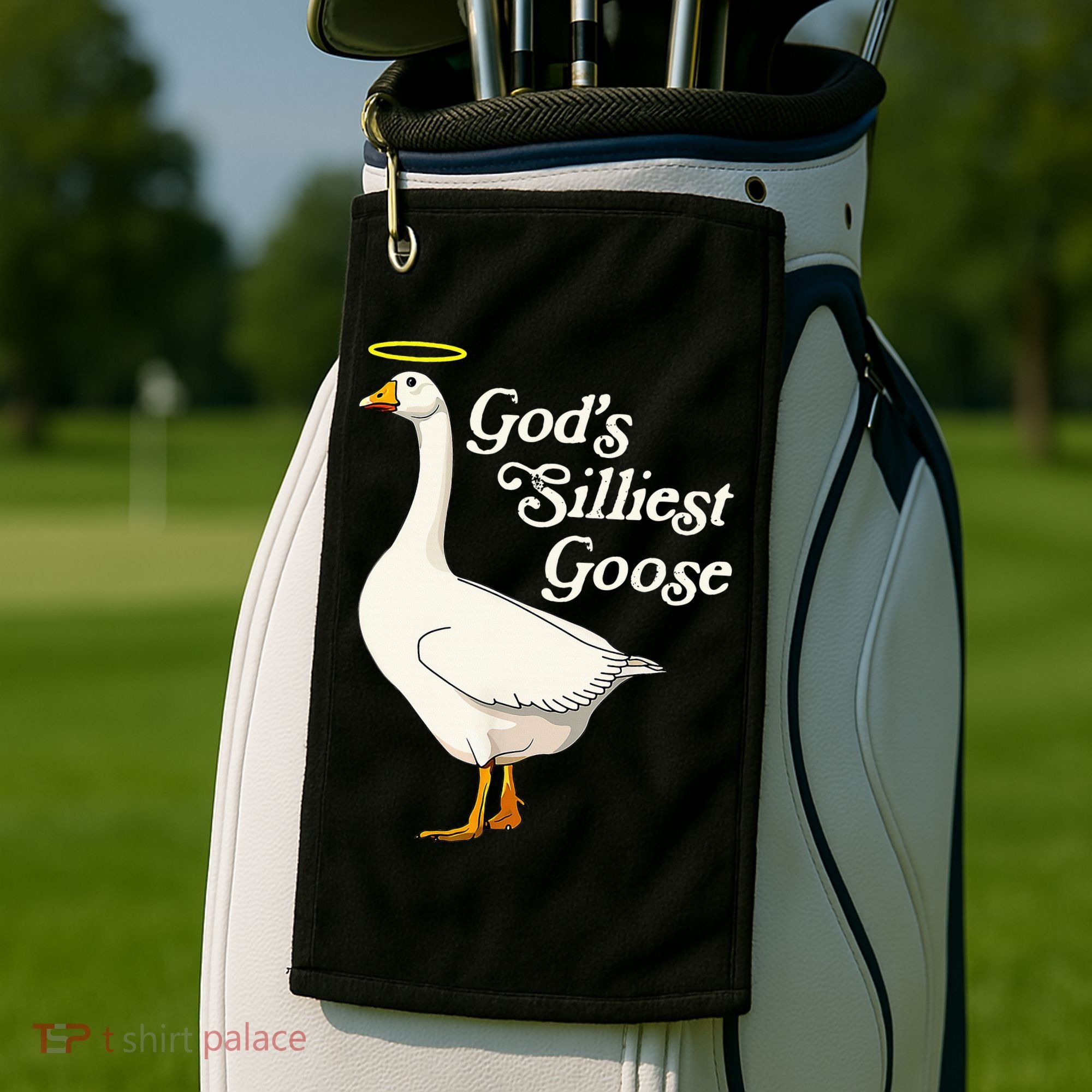 God's Silliest Goose God's Silliest Goose Duck Funny Golf Towel