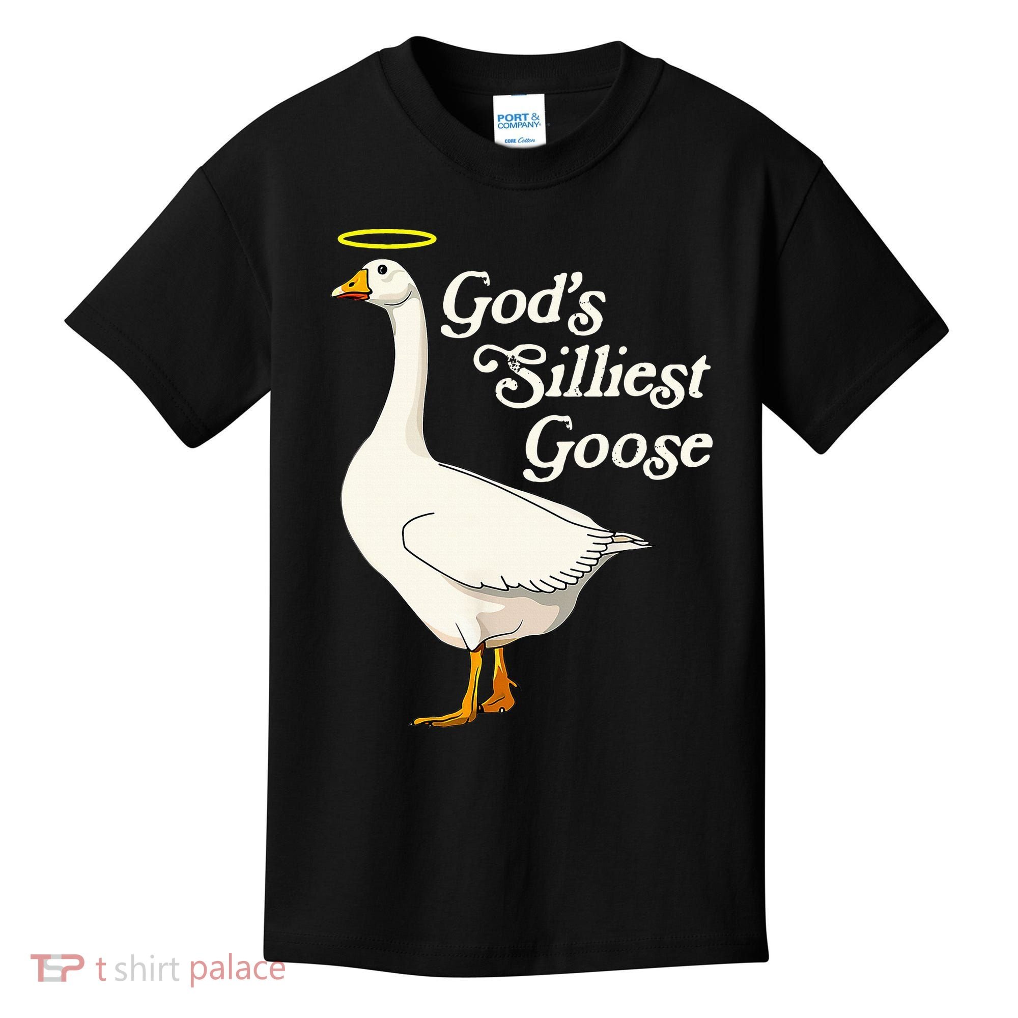 God's Silliest Goose God's Silliest Goose Duck Funny Kids T-Shirt
