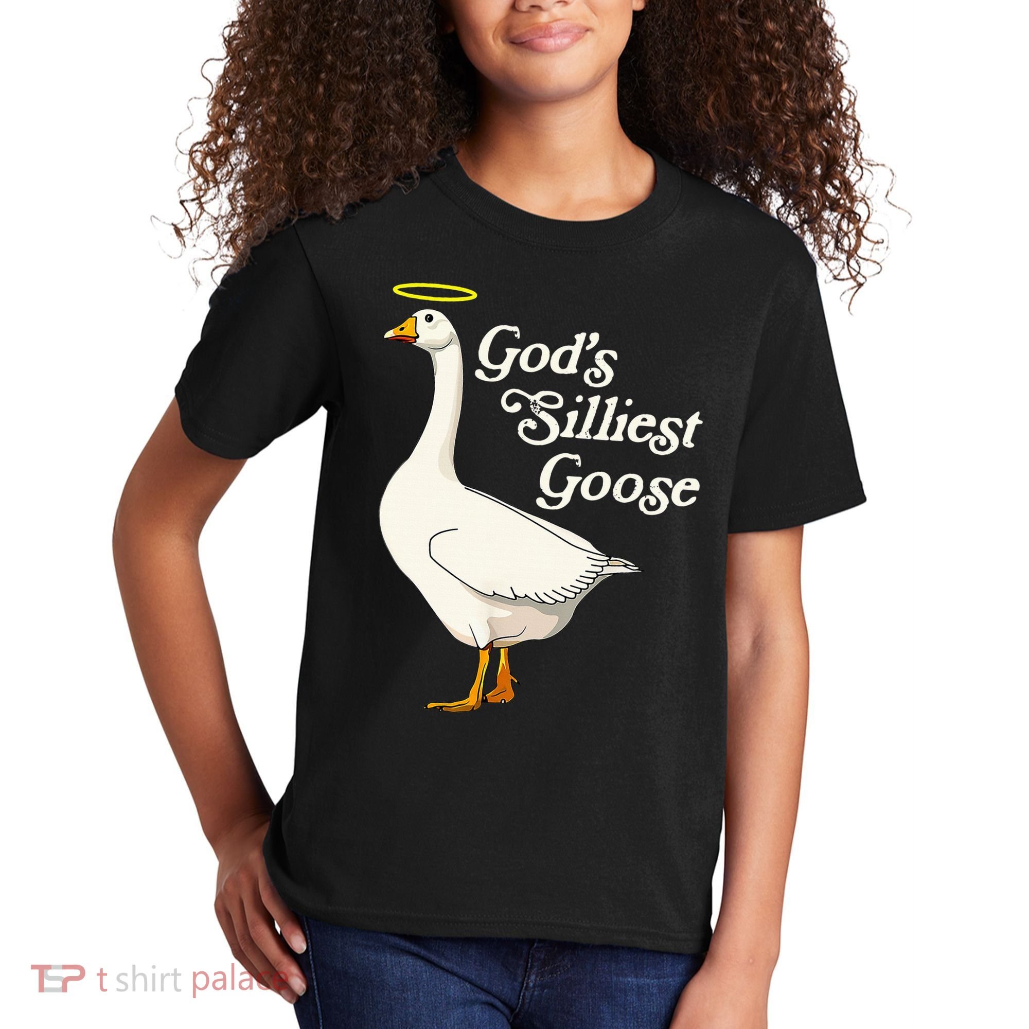 God's Silliest Goose God's Silliest Goose Duck Funny Kids T-Shirt