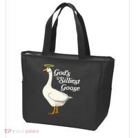 God's Silliest Goose God's Silliest Goose Duck Funny Tote Bag thumb 3