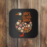 GodS Silliest Goose Apparel Coaster thumb 0