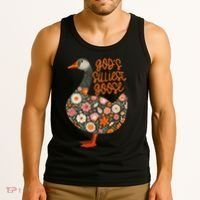 GodS Silliest Goose Apparel Tank Top thumb 3