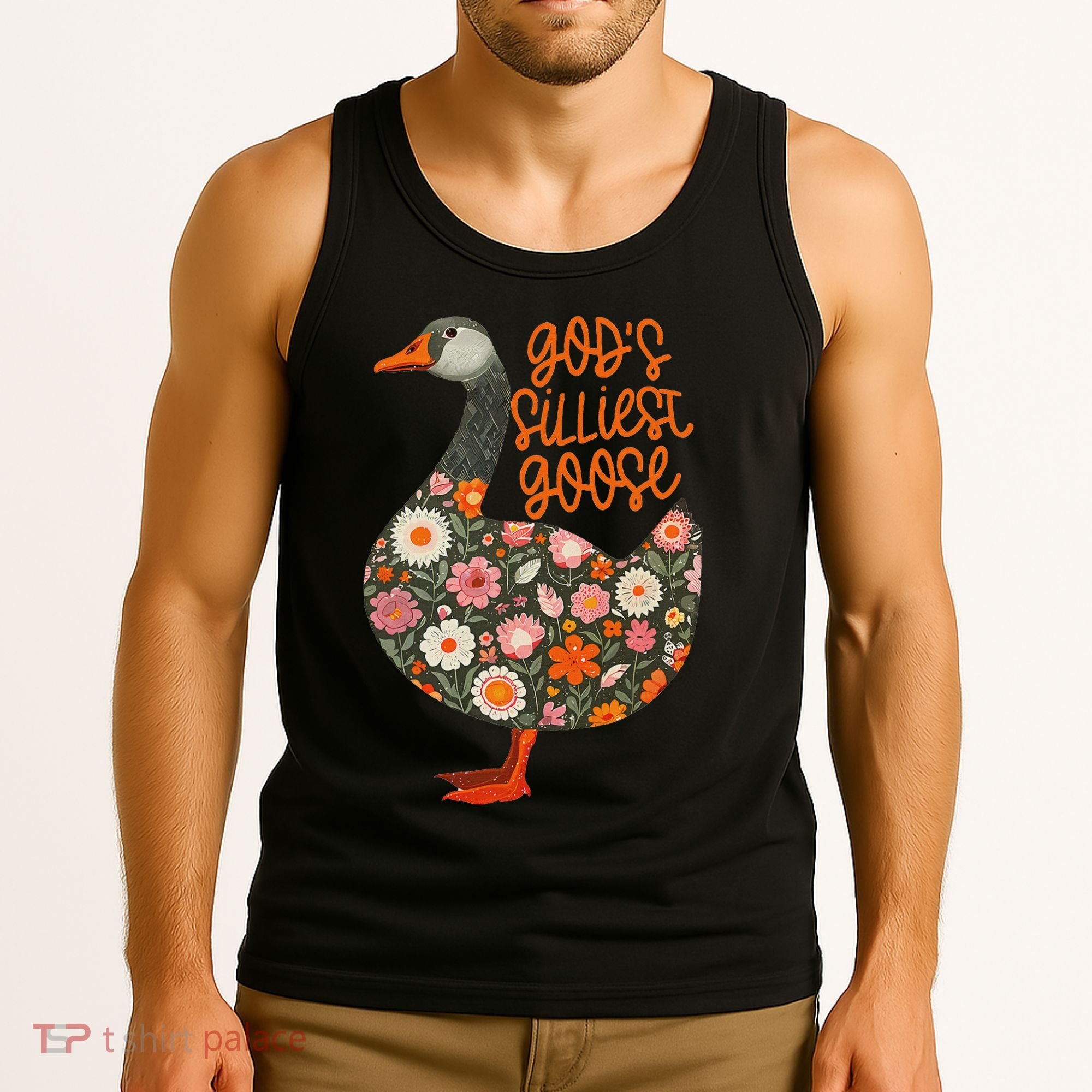 GodS Silliest Goose Apparel Tank Top