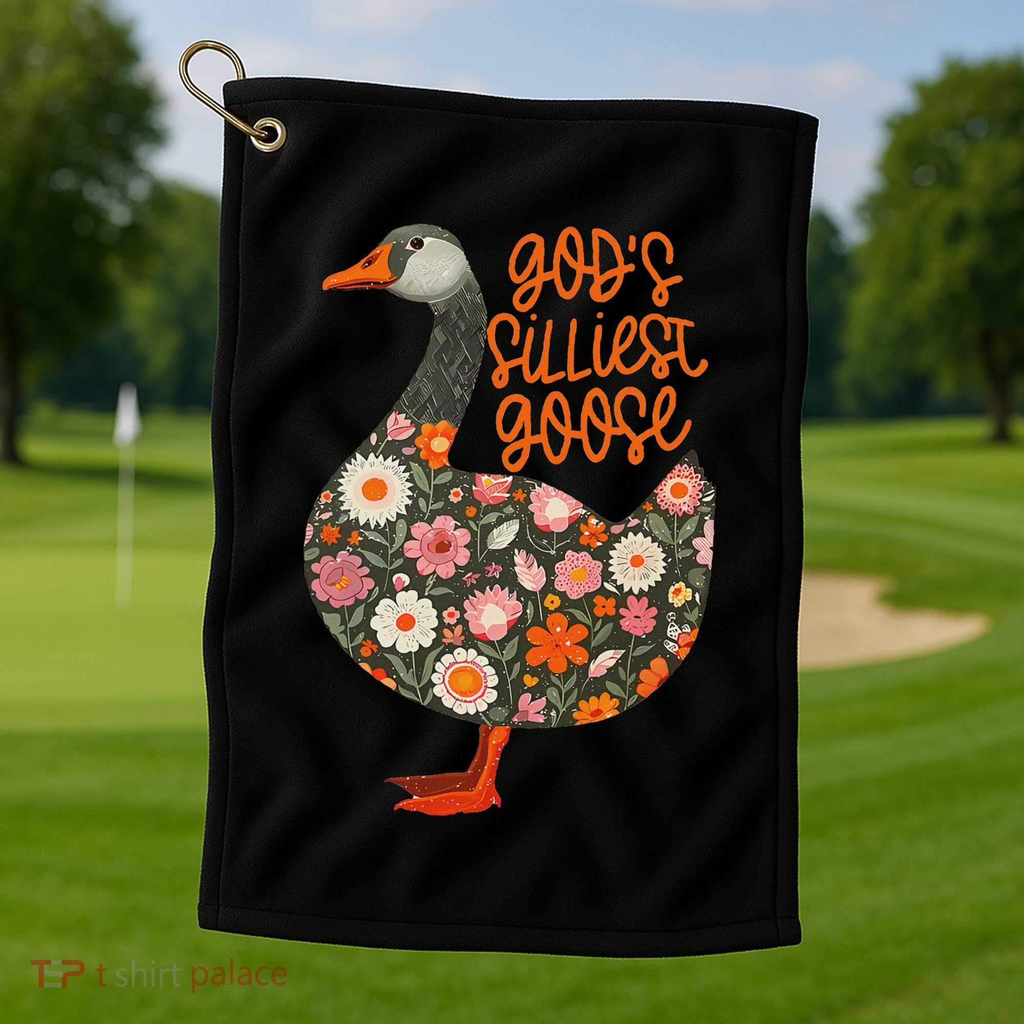 GodS Silliest Goose Apparel Golf Towel