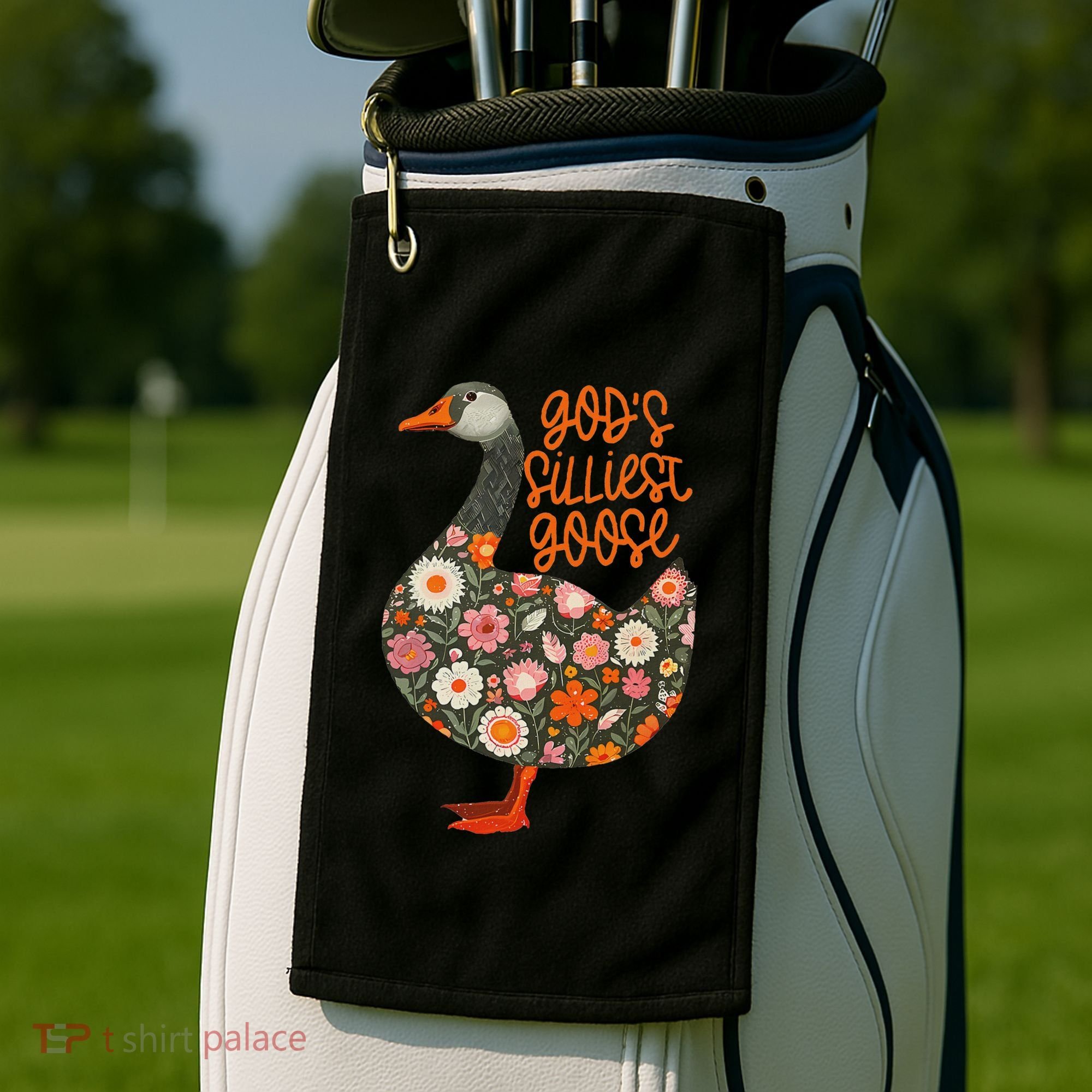GodS Silliest Goose Apparel Golf Towel