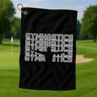 Gymnastics Sport Gymnast Dance Gift Golf Towel thumb 1