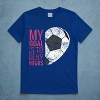 Goalkeeper Soccer Goalie I My Goal Is To Deny Yours Gift T-Shirt thumb 5