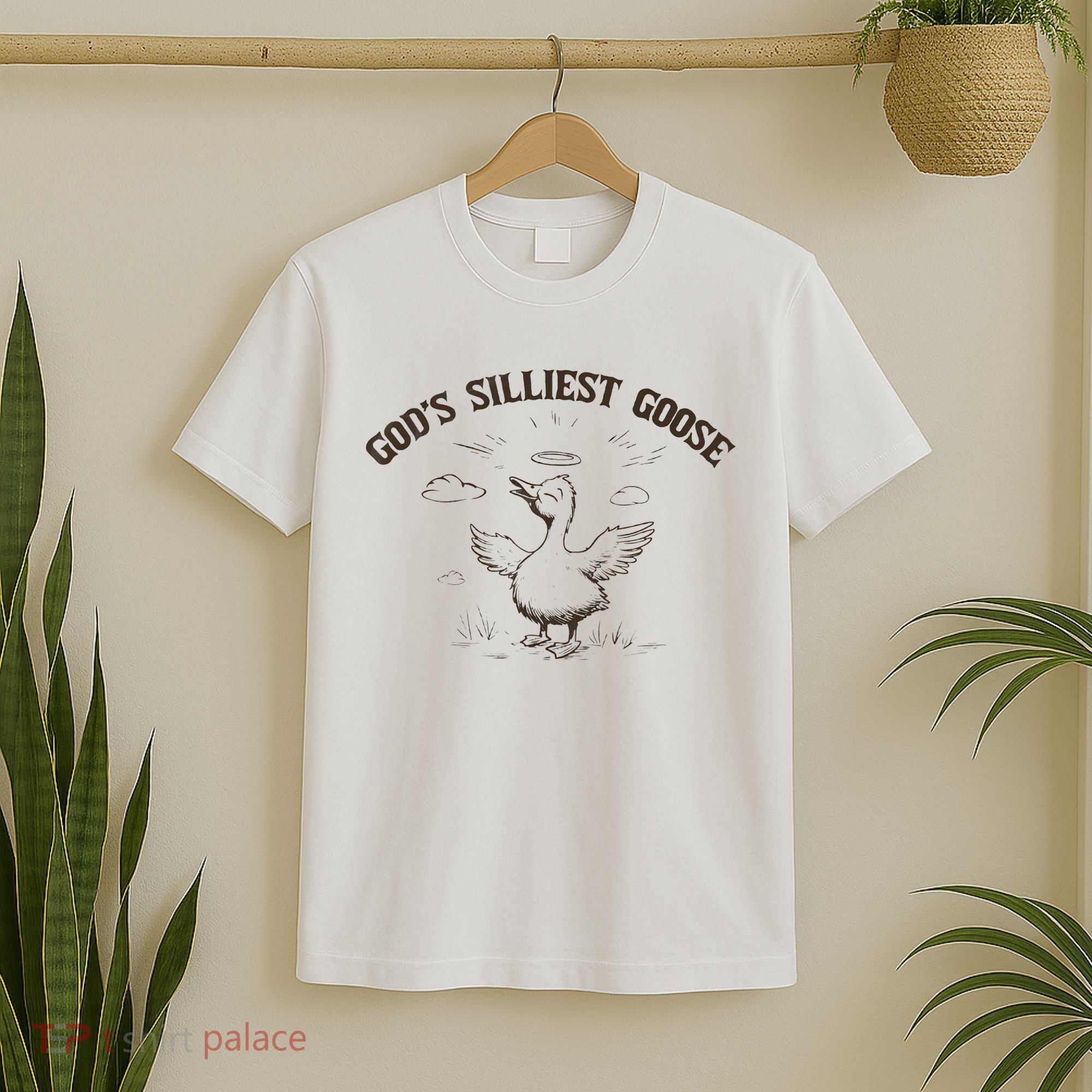GodS Silliest Goose Funny Goose Sarcastic Vintage 90s T-Shirt