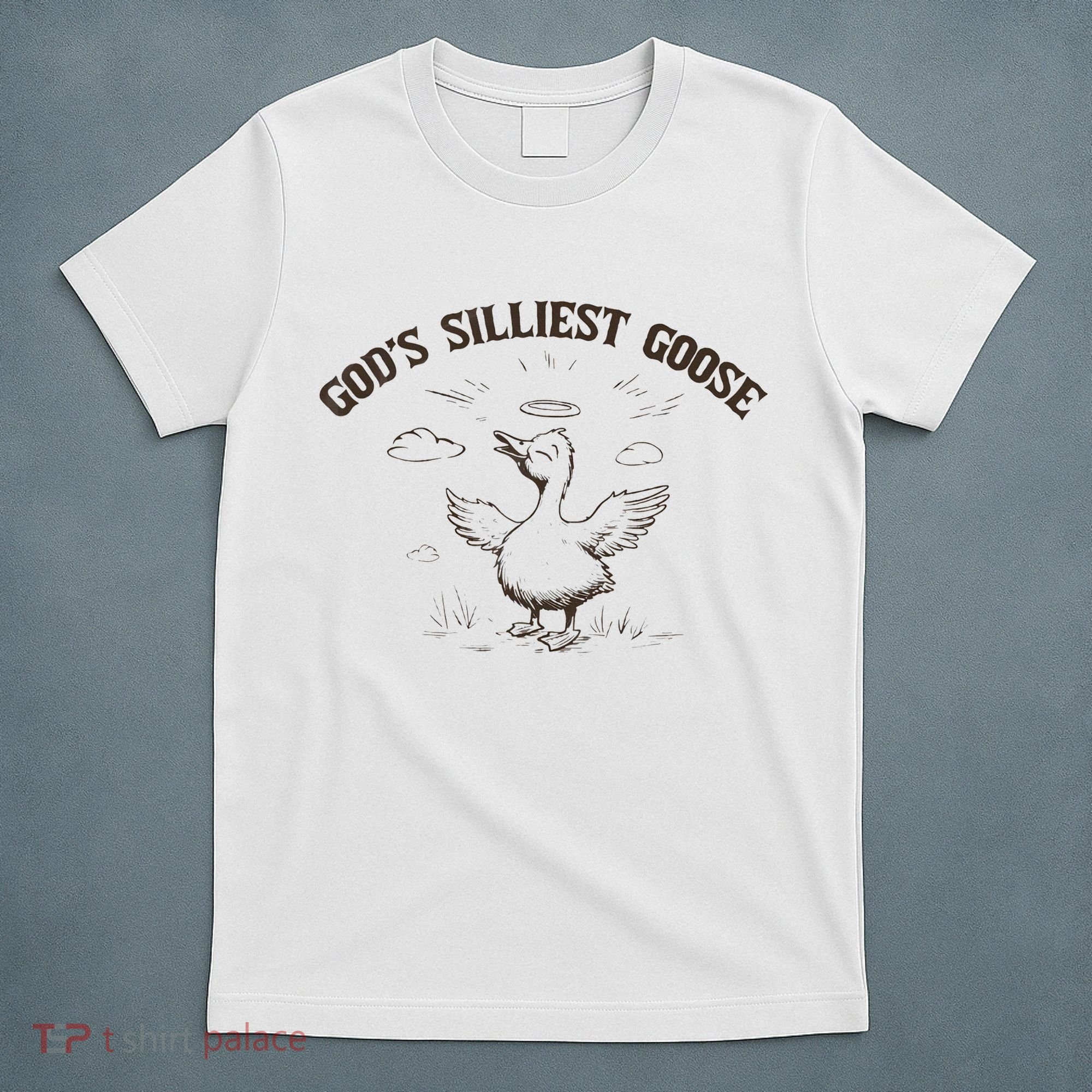 GodS Silliest Goose Funny Goose Sarcastic Vintage 90s T-Shirt