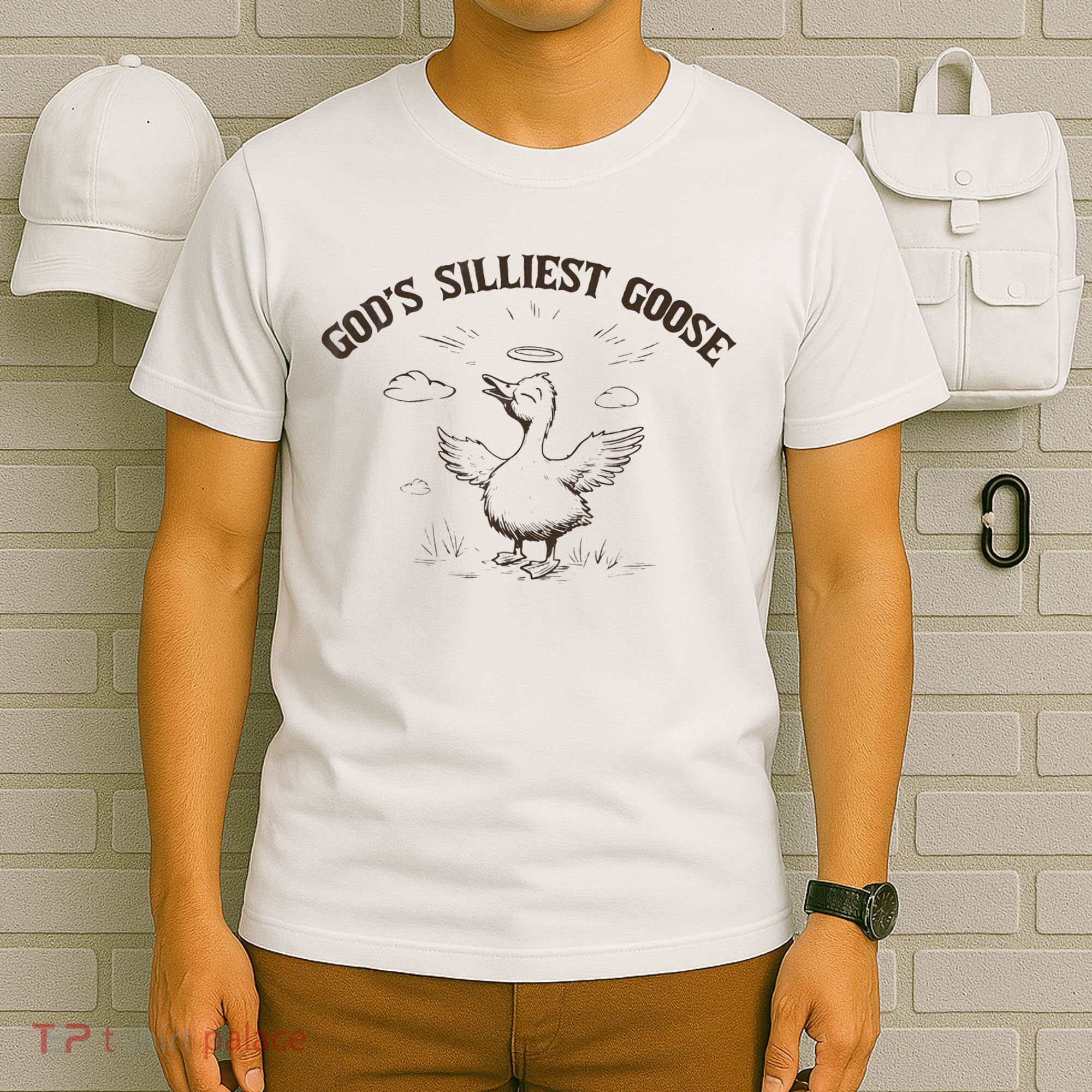GodS Silliest Goose Funny Goose Sarcastic Vintage 90s T-Shirt