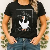 GodS Silliest Goose Women's T-Shirt thumb 2