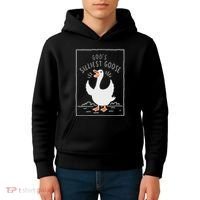GodS Silliest Goose Kids Hoodie thumb 4