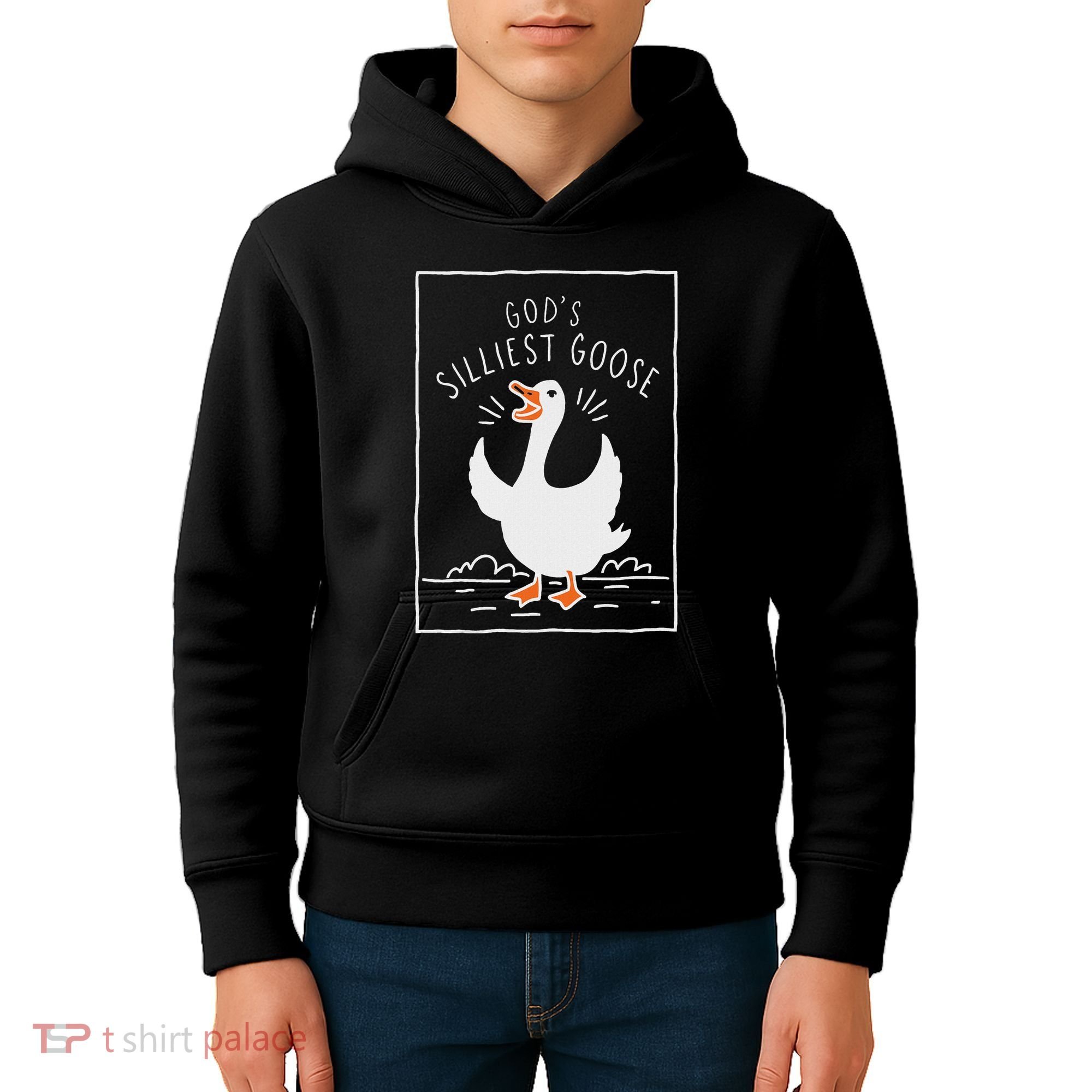 GodS Silliest Goose Kids Hoodie
