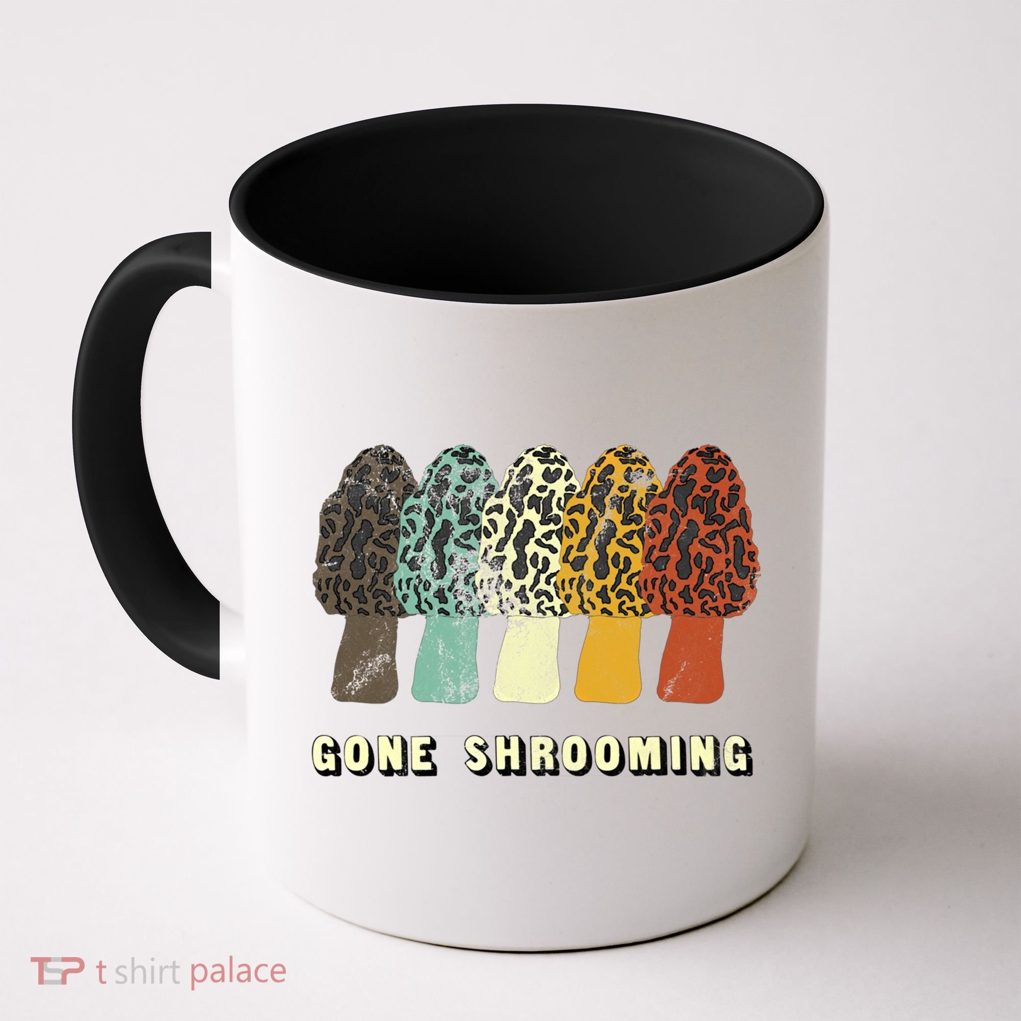 Gone Shrooming Gift Fun Mushroom Hunters Gift Coffee Mug