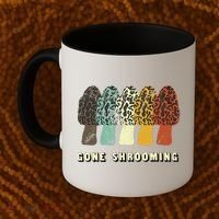 Gone Shrooming Gift Fun Mushroom Hunters Gift Coffee Mug thumb 2