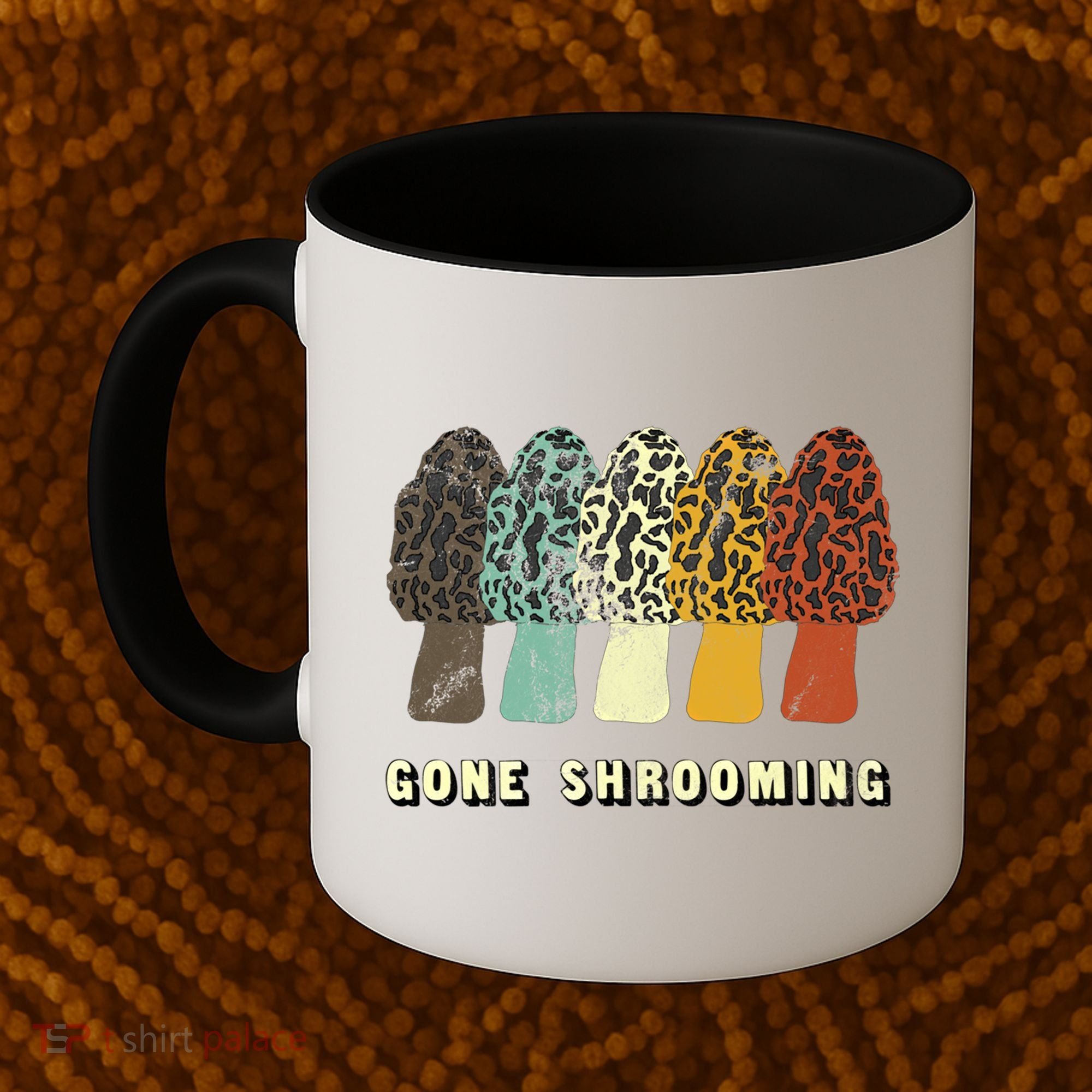 Gone Shrooming Gift Fun Mushroom Hunters Gift Coffee Mug
