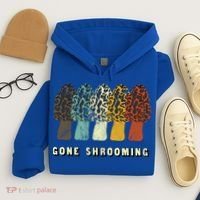Gone Shrooming Gift Fun Mushroom Hunters Gift Hoodie thumb 4