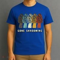 Gone Shrooming Gift Fun Mushroom Hunters Gift T-Shirt thumb 3