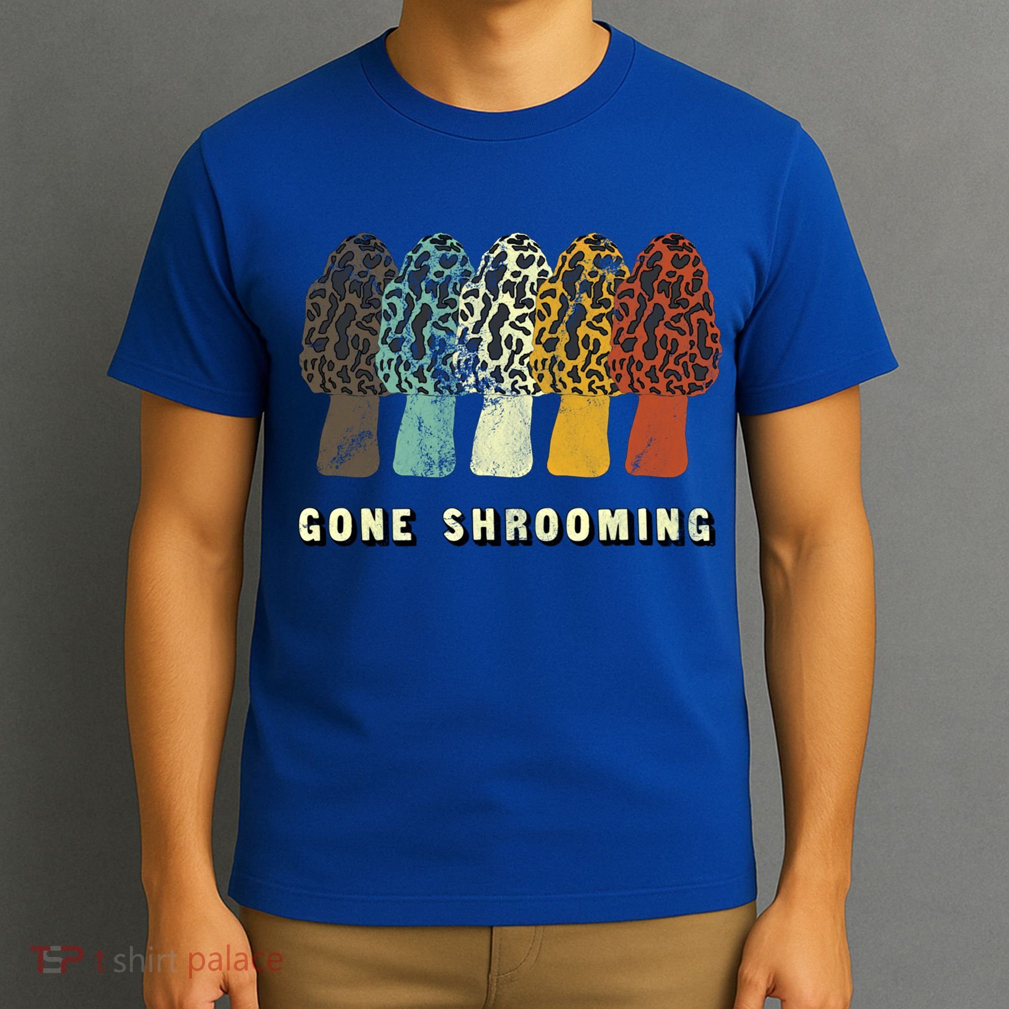 Gone Shrooming Gift Fun Mushroom Hunters Gift T-Shirt