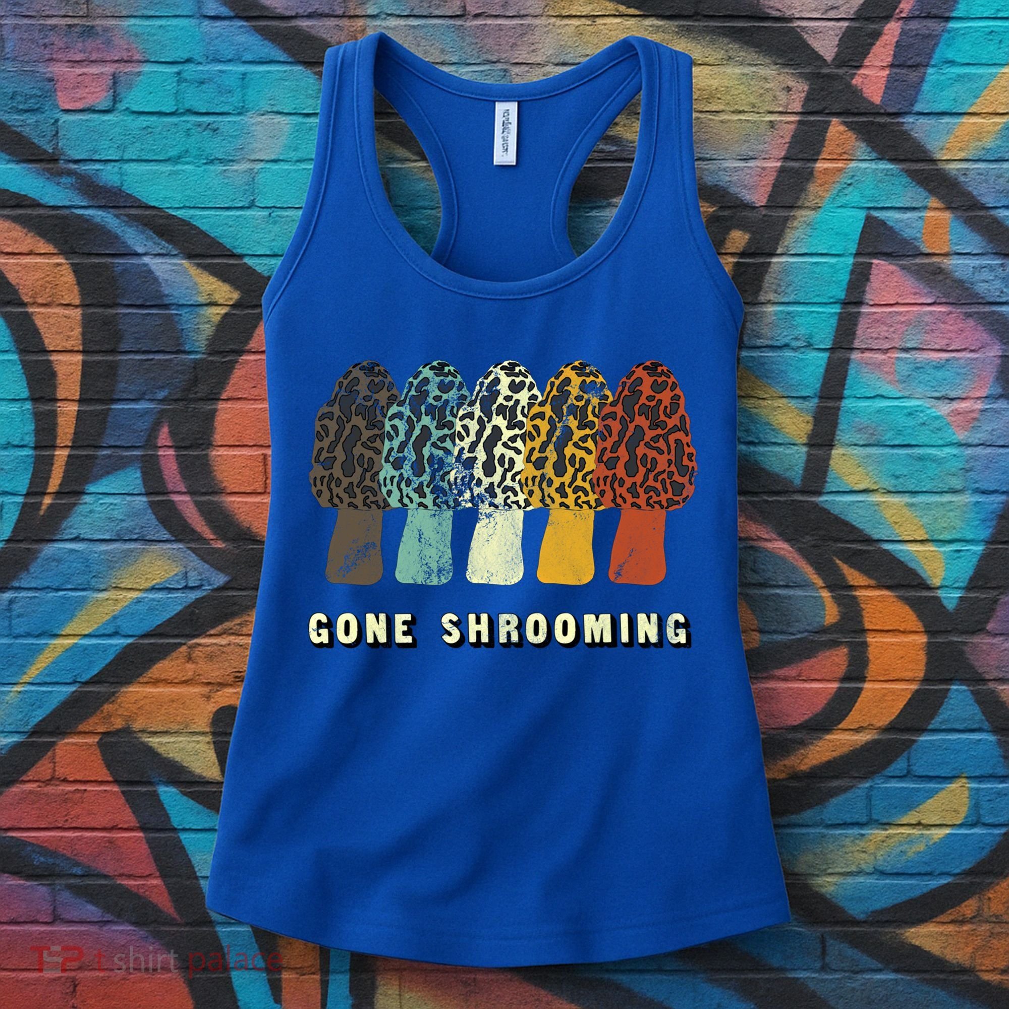 Gone Shrooming Gift Fun Mushroom Hunters Gift Women's Tank Top