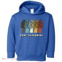 Gone Shrooming Gift Fun Mushroom Hunters Gift Toddler Hoodie thumb 0