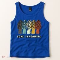 Gone Shrooming Gift Fun Mushroom Hunters Gift Tank Top thumb 2