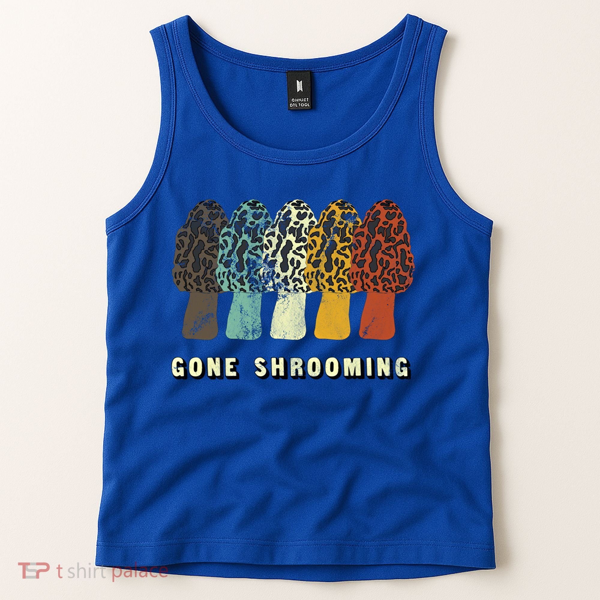 Gone Shrooming Gift Fun Mushroom Hunters Gift Tank Top