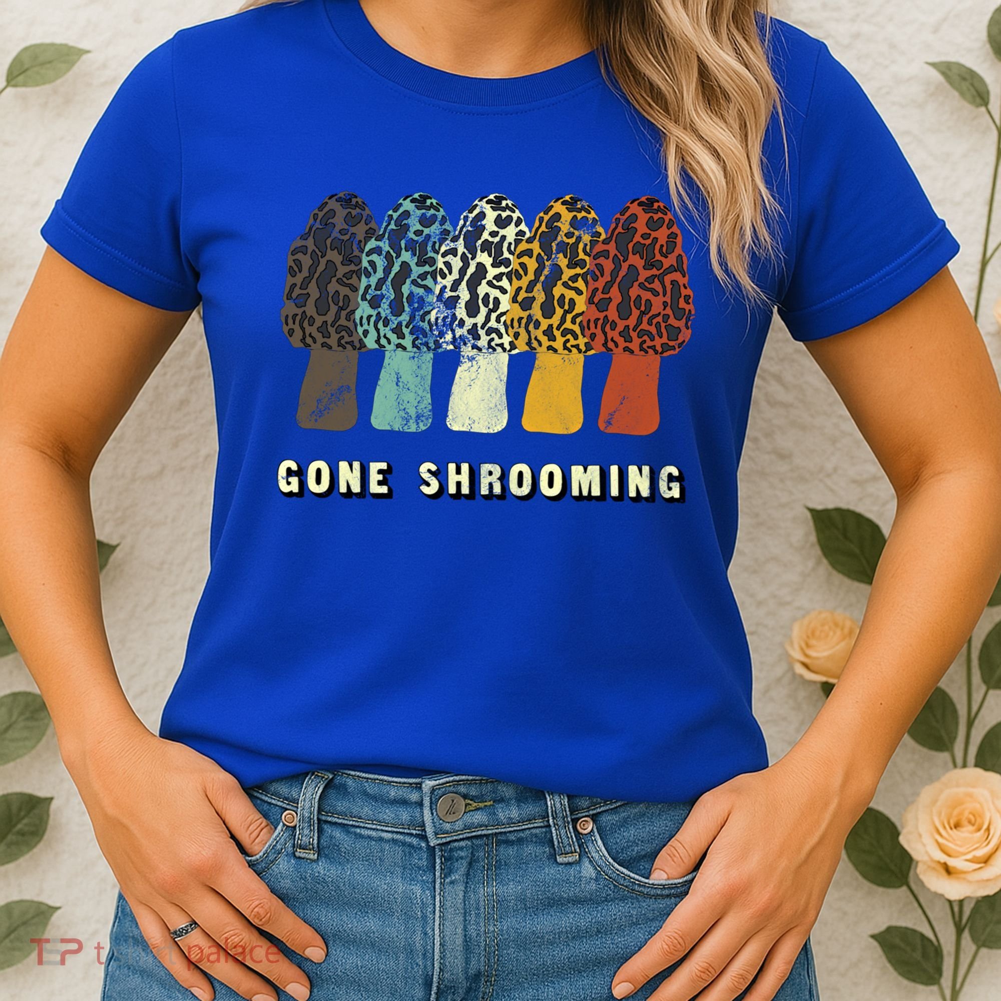 Gone Shrooming Gift Fun Mushroom Hunters Gift Women's T-Shirt