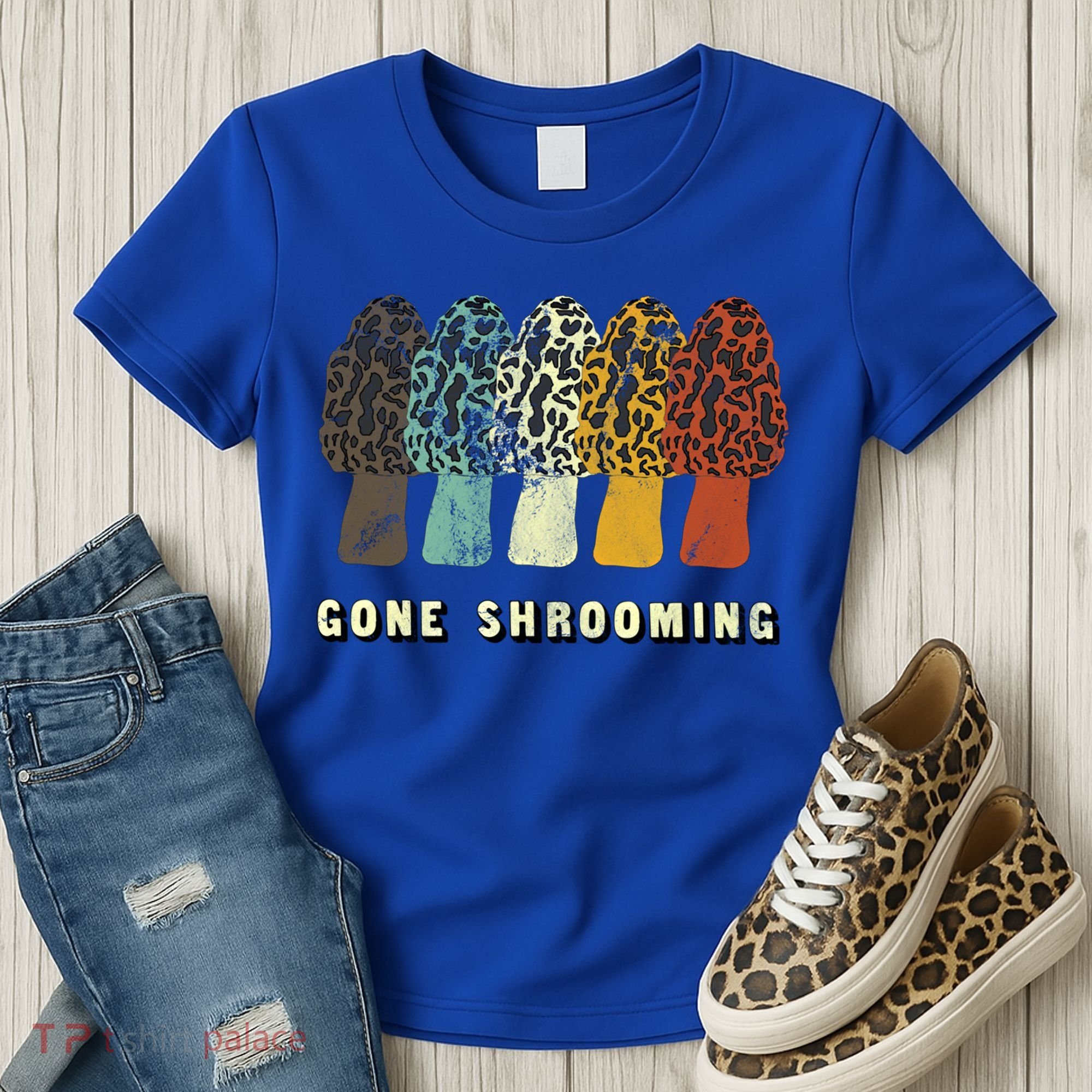 Gone Shrooming Gift Fun Mushroom Hunters Gift Women's T-Shirt