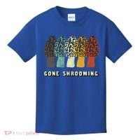 Gone Shrooming Gift Fun Mushroom Hunters Gift Kids T-Shirt thumb 0