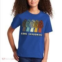 Gone Shrooming Gift Fun Mushroom Hunters Gift Kids T-Shirt thumb 2