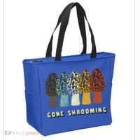 Gone Shrooming Gift Fun Mushroom Hunters Gift Tote Bag thumb 2