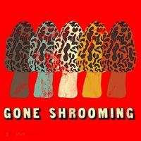 Gone Shrooming Gift Fun Mushroom Hunters Gift Santa Hat thumb 1