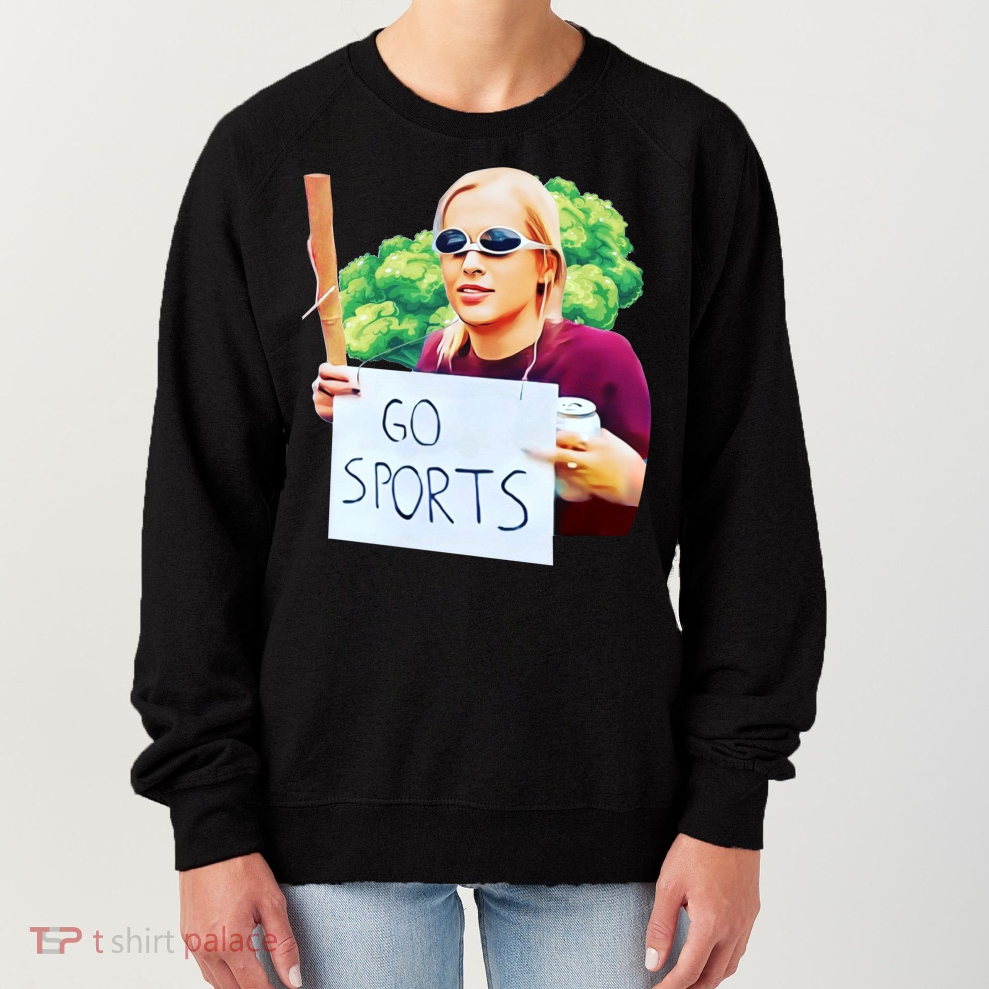 Go Sports Girl Meme Women's Sweatshirt