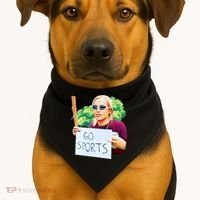Go Sports Girl Meme USA-Made Doggie Bandana thumb 1
