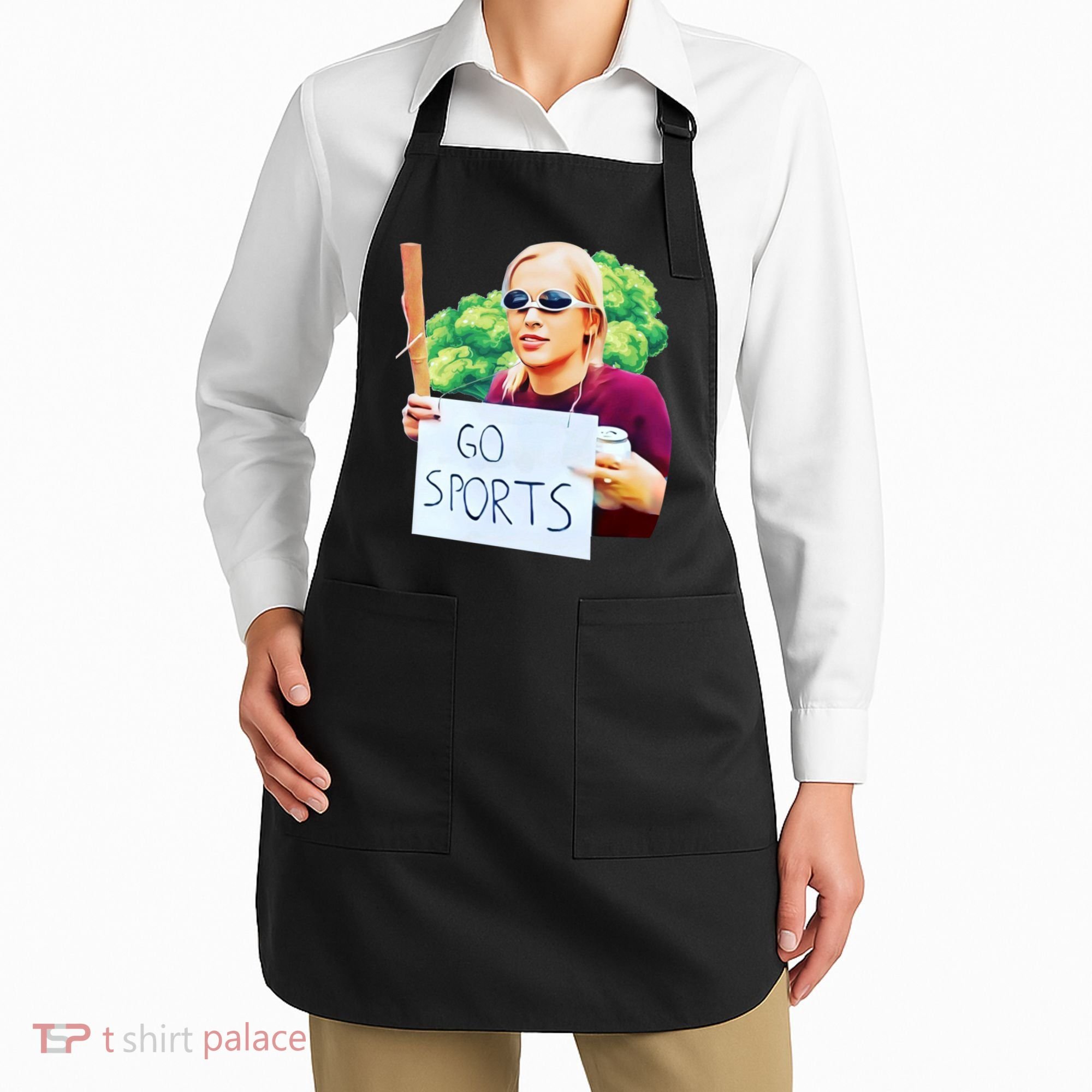 Go Sports Girl Meme Apron