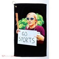 Go Sports Girl Meme Golf Towel thumb 0