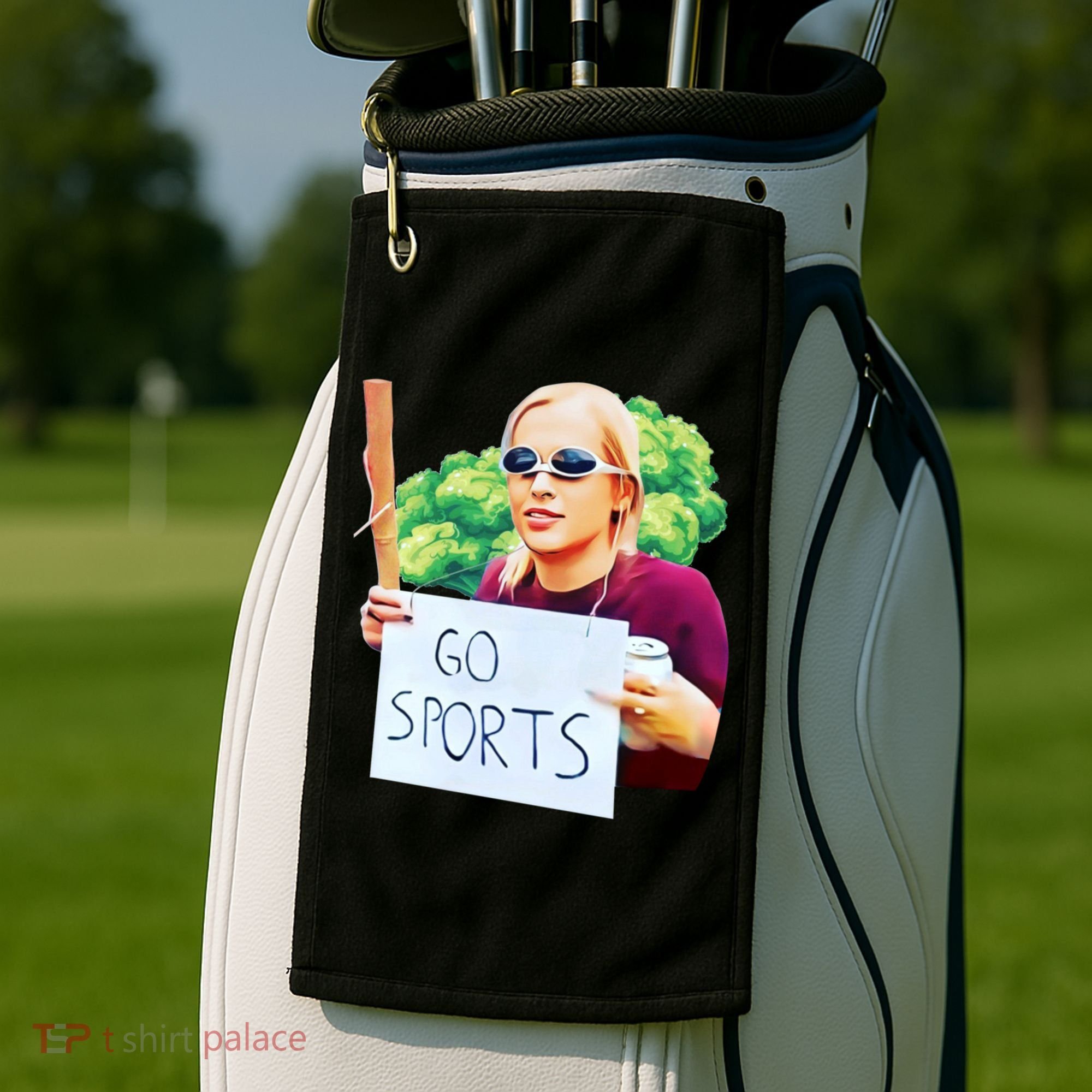 Go Sports Girl Meme Golf Towel
