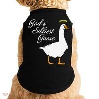 God's Silliest Goose Funny Doggie Tank thumb 0