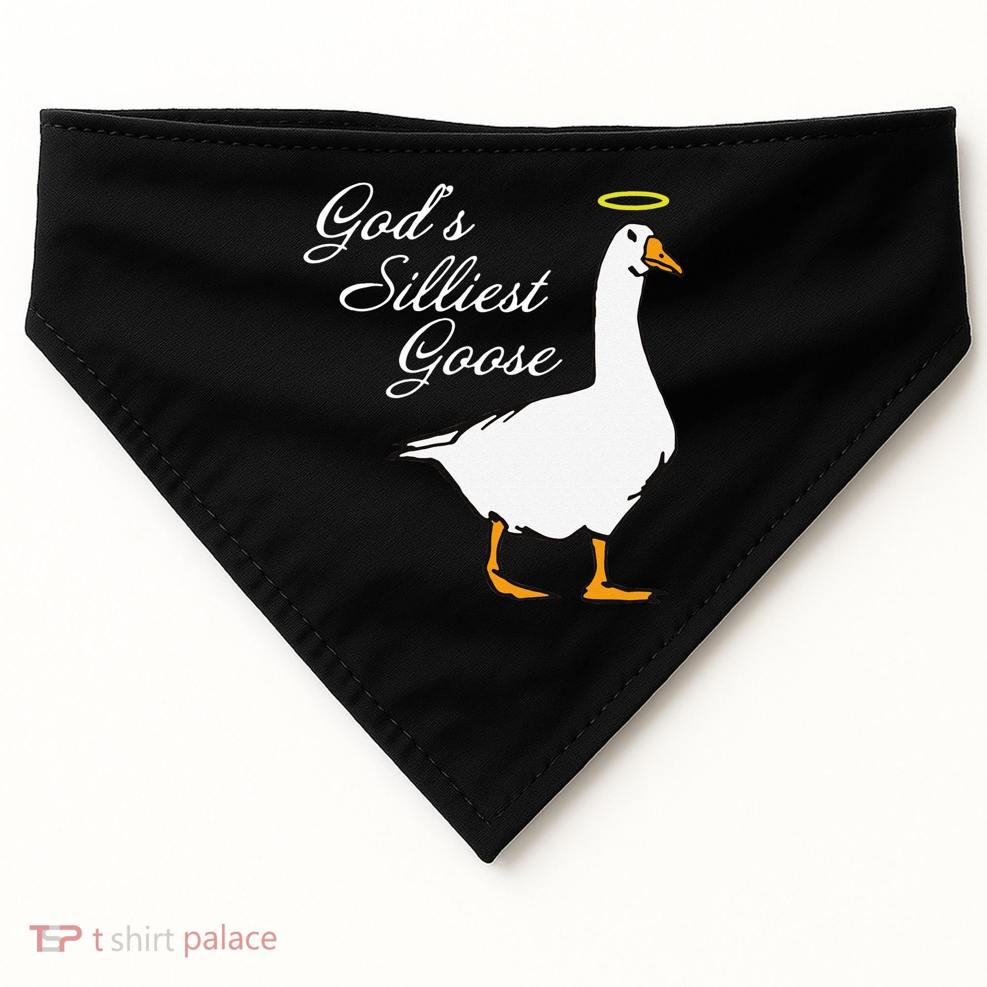 God's Silliest Goose Funny USA-Made Doggie Bandana