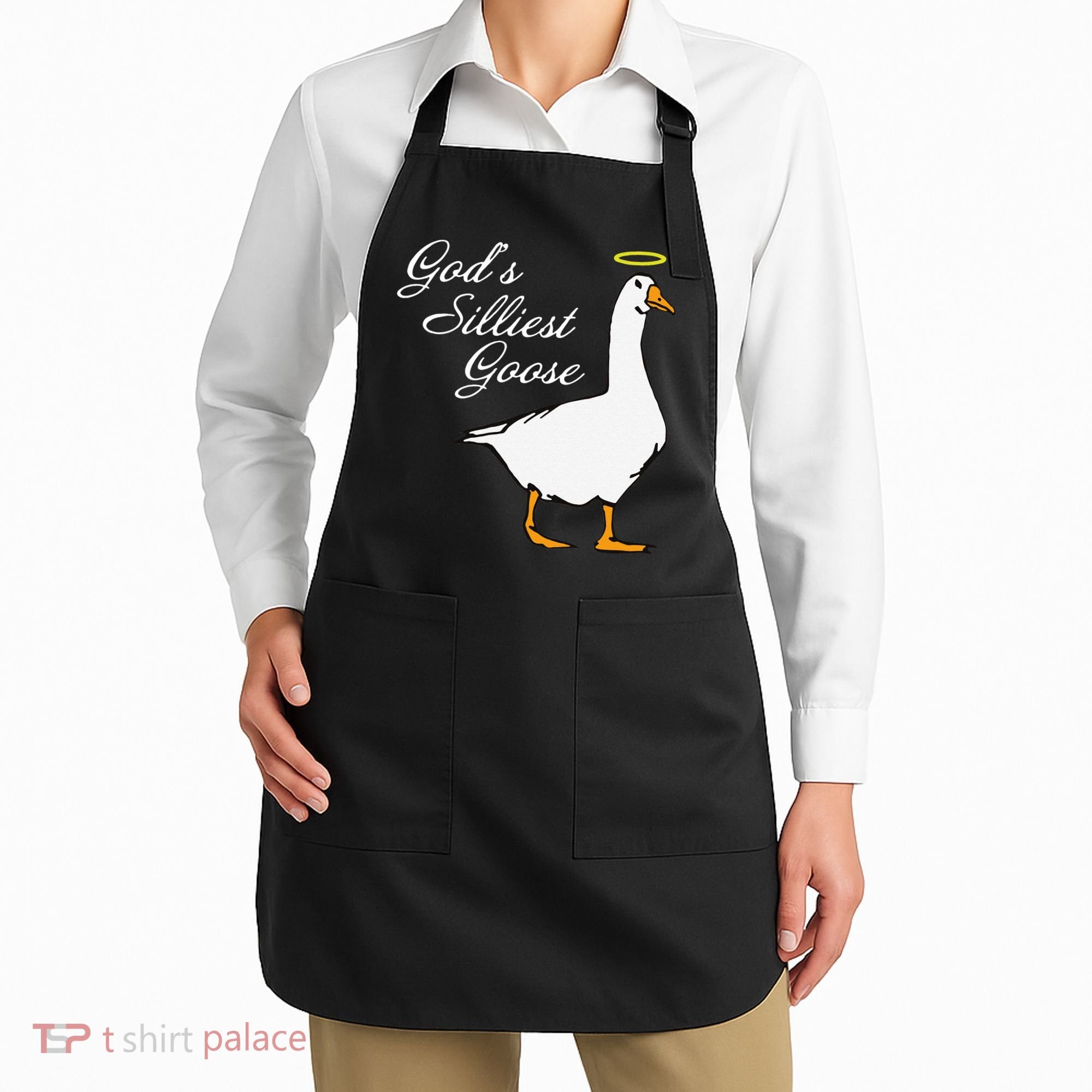 God's Silliest Goose Funny Apron