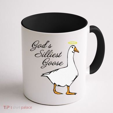 God's Silliest Goose Funny Coffee Mug back