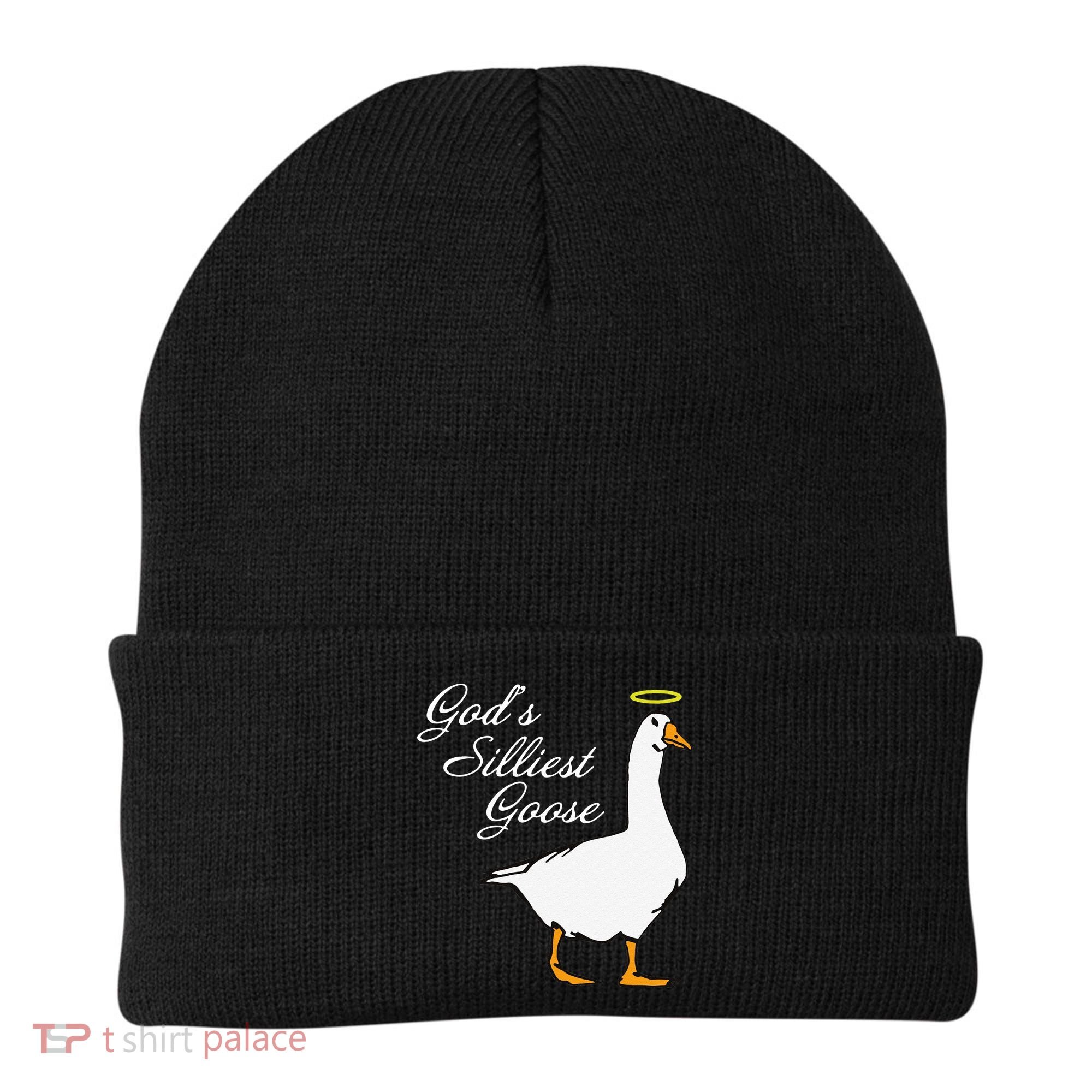God's Silliest Goose Funny Beanie