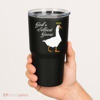 God's Silliest Goose Funny Tumbler thumb 2