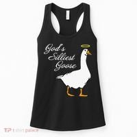God's Silliest Goose Funny Women's Tank Top thumb 0