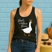 God's Silliest Goose Funny Women's Tank Top thumb 2