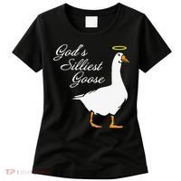 God's Silliest Goose Funny Women's T-Shirt thumb 0