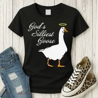 God's Silliest Goose Funny Women's T-Shirt thumb 3